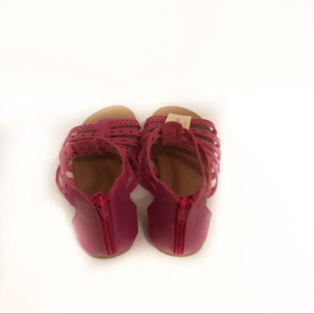 Hot pink Gladiator Sandals-Girls Size 2 BNWT‎